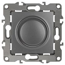 Светорегулятор ЭРА 12 12-4101-12 400ВА 230В графит поворотно-нажимной