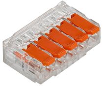 Строительно-монтажная клемма СМК 221-615 (4шт/упак)  IEK