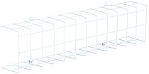 LIGHTING Решетка защитная для светильников ДСП 690мм белая  IEK