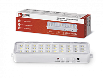 Светильник светодиодный аварийный СБА 1096-30DC 30LED 600mAh lithium battery DC IN HOME