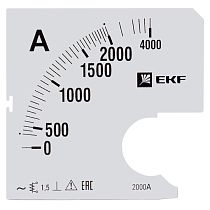 Шкала сменная для A961 2000/5А-1,5 EKF PROxima Шкала сменная для A961 2000/5А-1,5 EKF PROxima