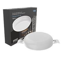 Светильник светодиодный встраиваемый Gauss Frameless круг 18Вт, 4000K