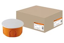 Коробка распаячная СП D80х40мм, крышка, IP20,  TDM