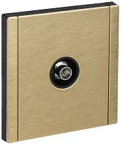 FORTE&PIANO Розетка TV оконечная FP628M металл шампань IEK