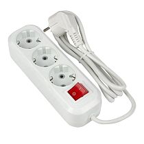 Удлинитель "Эксперт"  3 гнезда 2 метра 16А/3,5кВт с выключателем и заземлением ПВС 3х1 EKF PROxima