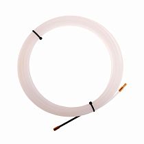 Протяжка кабельная REXANT (мини УЗК в бухте), 10 м нейлон, d=3 мм, латунный наконечник, заглушка Протяжка кабельная REXANT (мини УЗК в бухте), 10 м нейлон, d=3 мм, латунный наконечник, заглушка
