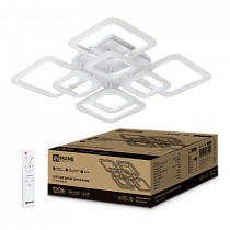 Светильник светодиодный ELEGANT ARIS-120W 120Вт 230В 3000-4000-6500K 8400Лм 590х590х130мм c пультом ДУ белый IN HOME