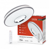 Светильник светодиодный COMFORT ORION 75Вт 230В 3000-6500K 6000Лм 500x90мм с пультом ДУ IN HOME