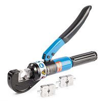 Пресс гидравлический ручной для опрессовки наконечников до 70 мм² и тросов Ø до 4 мм (КВТ)