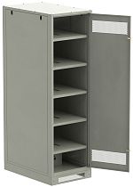 ITK LINEA B Шкаф (пустой) 2000х600х950мм металлическая дверь серый IEK