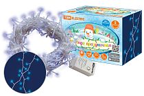 Гирлянда светодиодная СГ50Г5, голубая, 5м, 8 режимов, 250 В,  TDM