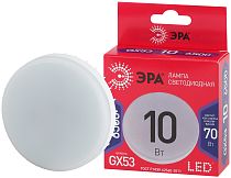 Лампа светодиодная ЭРА RED LINE LED GX-10W-865-GX53 R таблетка холодный дневной свет