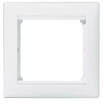 Рамка однопостовая горизонтальная белая VALENA Legrand