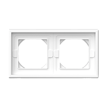 ArtGallery Aqua Белый Рамка 2-постовая, IP44 Systeme Electric (Schneider Electric)