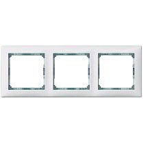 VALENA DIY Рамка 3-местная белый кристалл VALENA DIY Рамка 3-местная белый кристалл