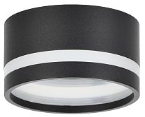 LIGHTING Светильник 4032 накладной потолочный под лампу GX53 черный  IEK