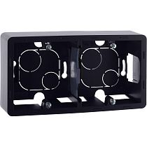 INSPIRIA Коробка для накладного монтажа 2-местная антрацит