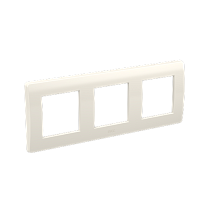 Рамка на 2+2+2 модуля (трехместная), белая, RAL9010 DKC