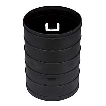 Муфта быстросъемная для двустенных труб d110 мм черная EKF-Plast