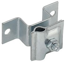 Держатель-зажим соединительный проводника круглого 6-10мм опорный L=30-40мм оцинкованная сталь HDZ IEK