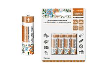 Элемент питания LR6 AA Alkaline 1,5V BP-4 Народный TDM Элемент питания LR6 AA Alkaline 1,5V BP-4 Народный TDM