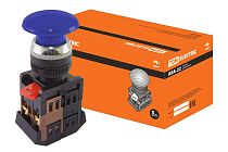 Кнопка AEА-22 "Грибок" синий d22мм 1з+1р  TDM Кнопка AEА-22 "Грибок" синий d22мм 1з+1р  TDM