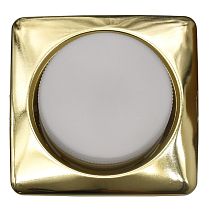 Светильник встраиваемый General GCL-GX53-H38-G ЗОЛОТО КВАДРАТ ОБЪЕМНЫЙ