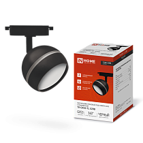 Светильник трековый под лампу с подсветкой TR-GX53-TL 52RB GX53 черный серии TOP-LINE IN HOME