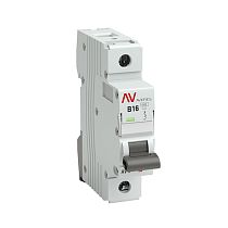 Выключатель автоматический AV-10 1P 16A (B) 10kA EKF AVERES Выключатель автоматический AV-10 1P 16A (B) 10kA EKF AVERES