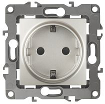 Розетка ЭРА 12 12-2101-15 16А 250В перламутр с заземлением