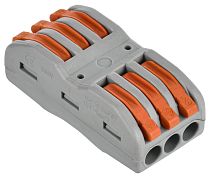 Строительно-монтажная клемма СМК 222-4133 проходная (4шт/упак)  IEK