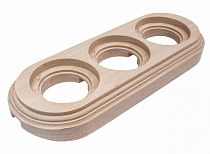 Рамка 3 постовая (Натурэль на бревно 320мм) Bironi