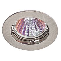 Светильник встраиваемый ЭРА KL1 CH литой простой MR16,12V, 50W хром