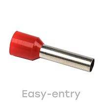 Наконечник штыревой втулочный изолированный  НШвИ 10,0-18 (50шт.) EKF PROxima