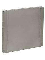 FORTE&PIANO Выключатель 1-клавишный проходной 10А FP503 сталь IEK