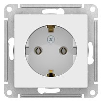 AtlasDesign Лотос Розетка с заземлением, 16А, механизм Systeme Electric (Schneider Electric)