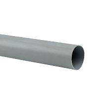 Труба гладкая ПВХ жесткая d40 мм (3 м) (57 м/уп) серая EKF-Plast Труба гладкая ПВХ жесткая d40 мм (3 м) (57 м/уп) серая EKF-Plast