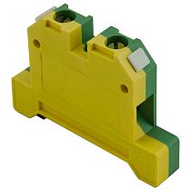 Клемма с заземлением EK 10мм кв.винтовая желто-зеленая (20шт/упак)  ЭНЕРГИЯ