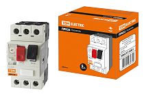 Пускатель ручной кнопочный ПРК32-0,16 In=0,16A Ir=0,1-0,16A Ue 660В  TDM