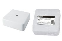 Коробка распаячная КР 75х75х28 ОП белая, IP40, с клем. колодкой, инд. штрихкод TDM Коробка распаячная КР 75х75х28 ОП белая, IP40, с клем. колодкой, инд. штрихкод TDM