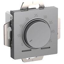 AtlasDesign Алюминий Термостат электронный для теплого пола с датчиком, 10A, механизм Systeme Electric (Schneider Electric)