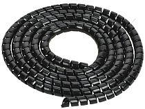 Спираль монтажная СП-12 черная (2м/упак) IEK