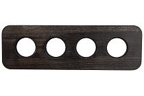 Рамка четырехпостовая Шедель Верди цвет Угольно-черный Bironi