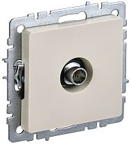 BRITE Розетка TV оконечная РТВ11-0-БрКр бежевый  IEK