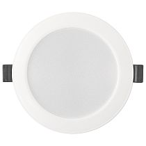 Светильник встраиваемый LED круг 9Вт 6500К 118мм белый пластик IP40 General GLP-RW3-9BT-118-6