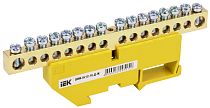 Шина PE "земля" на DIN-изоляторах ШНИ 8х12-16-Д-Ж  IEK