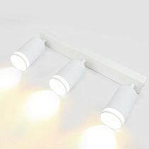 Спот на основании GWL-3GU10-M-IP20 Тройной Белый С боковым рассеивателем Башня