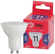 Лампа светодиодная ЭРА RED LINE LED MR16-11W-865-GU10 R GU10 софит холодный дневной свет