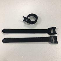 Мягкий многоразовый хомут на тканевой основе 180x12,5-ЧЕРНЫЙ DKC