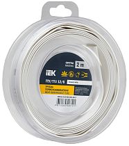 Трубка термоусадочная ТТУ нг-LS 12/6 белая (2м/упак)  IEK